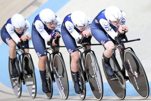 2026 UEC European Track cycling, Rad, Radsport, Bahnrad, Bahn Championships kick off in Konya KONYA, TURKIYE - FEBRUARY 1: Competitors race in the opening elimination events of the 2026 UEC European Track Cycling Championships, organized in cooperation with the Turkish Cycling Federation and the European Cycling Union (UEC), at the Konya Olympic Velodrome in Konya, Turkiye on February 1, 2026. Elimination races were held in both women s and men s categories during the morning session as the championship officially got underway. Serhat Cetinkaya Anadolu Konya Turkey. Editorial use only. Please get in touch for any other usage.  Copyright: x2026xAnadoluxSerhatxCetinkayax