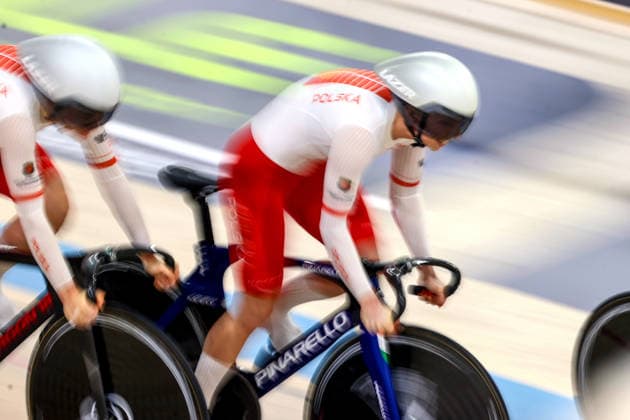2026 UEC European Track cycling, Rad, Radsport, Bahnrad, Bahn Championships kick off in Konya KONYA, TURKIYE - FEBRUARY 1: Competitors race in the opening elimination events of the 2026 UEC European Track Cycling Championships, organized in cooperation with the Turkish Cycling Federation and the European Cycling Union (UEC), at the Konya Olympic Velodrome in Konya, Turkiye on February 1, 2026. Elimination races were held in both women s and men s categories during the morning session as the championship officially got underway. Serhat Cetinkaya Anadolu Konya Turkey. Editorial use only. Please get in touch for any other usage.  Copyright: x2026xAnadoluxSerhatxCetinkayax