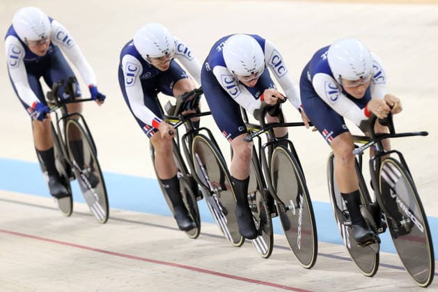 2026 UEC European Track cycling, Rad, Radsport, Bahnrad, Bahn Championships kick off in Konya KONYA, TURKIYE - FEBRUARY 1: Competitors race in the opening elimination events of the 2026 UEC European Track Cycling Championships, organized in cooperation with the Turkish Cycling Federation and the European Cycling Union (UEC), at the Konya Olympic Velodrome in Konya, Turkiye on February 1, 2026. Elimination races were held in both women s and men s categories during the morning session as the championship officially got underway. Serhat Cetinkaya Anadolu Konya Turkey. Editorial use only. Please get in touch for any other usage.  Copyright: x2026xAnadoluxSerhatxCetinkayax