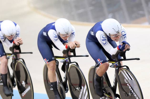 2026 UEC European Track cycling, Rad, Radsport, Bahnrad, Bahn Championships kick off in Konya KONYA, TURKIYE - FEBRUARY 1: Competitors race in the opening elimination events of the 2026 UEC European Track Cycling Championships, organized in cooperation with the Turkish Cycling Federation and the European Cycling Union (UEC), at the Konya Olympic Velodrome in Konya, Turkiye on February 1, 2026. Elimination races were held in both women s and men s categories during the morning session as the championship officially got underway. Serhat Cetinkaya Anadolu Konya Turkey. Editorial use only. Please get in touch for any other usage.  Copyright: x2026xAnadoluxSerhatxCetinkayax