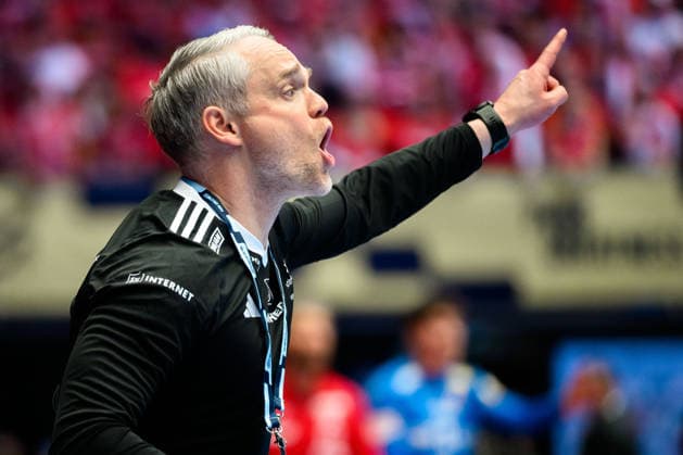 Herning handball European Championship 2026 match 3rd place Iceland Croatia Icelands coach Snorri Steinn Gudjonsson gestures gestures Herning Jyske Bank boxing Denmark