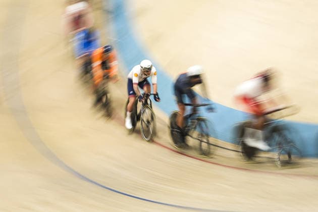 2026 UEC Track cycling, Rad, Radsport, Bahnrad, Bahn European Championships KONYA, TURKIYE - FEBRUARY 1: Athletes compete qualifying races for men during 2026 UEC Track Cycling European Championships, organized in collaboration between the Turkish Cycling Federation and the European Cycling Union (UEC), in Konya, Turkiye on February 1, 2026. Dilara Irem Sancar Anadolu Konya Turkey. Editorial use only. Please get in touch for any other usage.  Copyright: x2026xAnadoluxDilaraxIremxSancarx