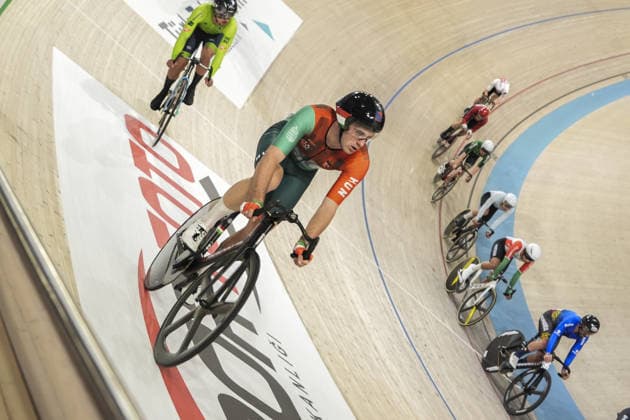2026 UEC Track cycling, Rad, Radsport, Bahnrad, Bahn European Championships KONYA, TURKIYE - FEBRUARY 1: Athletes compete qualifying races for men during 2026 UEC Track Cycling European Championships, organized in collaboration between the Turkish Cycling Federation and the European Cycling Union (UEC), in Konya, Turkiye on February 1, 2026. Dilara Irem Sancar Anadolu Konya Turkey. Editorial use only. Please get in touch for any other usage.  Copyright: x2026xAnadoluxDilaraxIremxSancarx