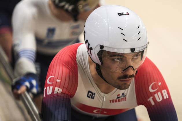 2026 UEC Track cycling, Rad, Radsport, Bahnrad, Bahn European Championships KONYA, TURKIYE - FEBRUARY 1: Ramazan Yilmaz of Turkiye competes qualifying races for men during 2026 UEC Track Cycling European Championships, organized in collaboration between the Turkish Cycling Federation and the European Cycling Union (UEC), in Konya, Turkiye on February 1, 2026. Dilara Irem Sancar Anadolu Konya Turkey. Editorial use only. Please get in touch for any other usage.  Copyright: x2026xAnadoluxDilaraxIremxSancarx