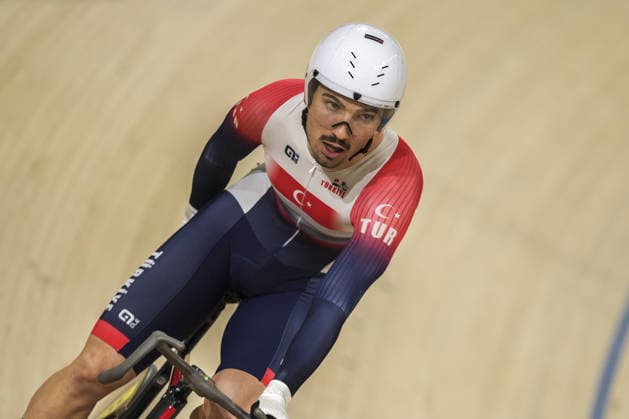 2026 UEC Track cycling, Rad, Radsport, Bahnrad, Bahn European Championships KONYA, TURKIYE - FEBRUARY 1: Ramazan Yilmaz of Turkiye competes qualifying races for men during 2026 UEC Track Cycling European Championships, organized in collaboration between the Turkish Cycling Federation and the European Cycling Union (UEC), in Konya, Turkiye on February 1, 2026. Dilara Irem Sancar Anadolu Konya Turkey. Editorial use only. Please get in touch for any other usage.  Copyright: x2026xAnadoluxDilaraxIremxSancarx