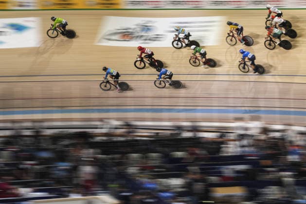 2026 UEC Track cycling, Rad, Radsport, Bahnrad, Bahn European Championships KONYA, TURKIYE - FEBRUARY 1: Athletes compete qualifying races for men during 2026 UEC Track Cycling European Championships, organized in collaboration between the Turkish Cycling Federation and the European Cycling Union (UEC), in Konya, Turkiye on February 1, 2026. Dilara Irem Sancar Anadolu Konya Turkey. Editorial use only. Please get in touch for any other usage.  Copyright: x2026xAnadoluxDilaraxIremxSancarx