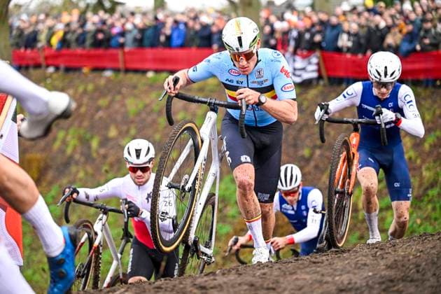 UCI World Championships 2026 Hulst HULST, THE NETHERLANDS - FEBRUARY 01 : Rider of Belgium (BEL) in action during the 2026 UCI Cyclo-Cross World Championships for Men Elite on February 01, 2026 in Hulst, The Netherlands, 01 02 2026 Hulst The Netherlands  Copyright: xNicoxVereeckenx