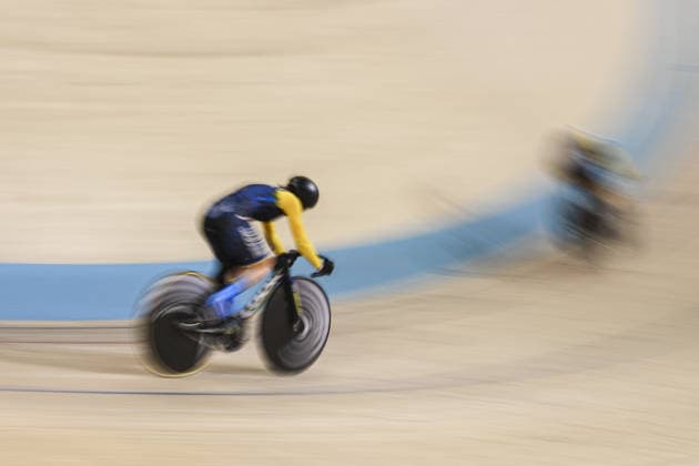 2026 UEC Track cycling, Rad, Radsport, Bahnrad, Bahn European Championships KONYA, TURKIYE - FEBRUARY 1: Athletes compete qualifying sprint for women during 2026 UEC Track Cycling European Championships, organized in collaboration between the Turkish Cycling Federation and the European Cycling Union (UEC), in Konya, Turkiye on February 1, 2026. Dilara Irem Sancar Anadolu Konya Turkey. Editorial use only. Please get in touch for any other usage.  Copyright: x2026xAnadoluxDilaraxIremxSancarx
