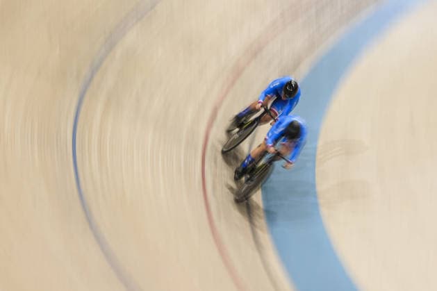 2026 UEC Track cycling, Rad, Radsport, Bahnrad, Bahn European Championships KONYA, TURKIYE - FEBRUARY 1: Athletes compete qualifying sprint for women during 2026 UEC Track Cycling European Championships, organized in collaboration between the Turkish Cycling Federation and the European Cycling Union (UEC), in Konya, Turkiye on February 1, 2026. Dilara Irem Sancar Anadolu Konya Turkey. Editorial use only. Please get in touch for any other usage.  Copyright: x2026xAnadoluxDilaraxIremxSancarx