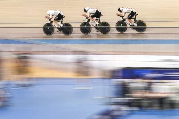 2026 UEC Track cycling, Rad, Radsport, Bahnrad, Bahn European Championships KONYA, TURKIYE - FEBRUARY 1: Athletes compete women s and men s team pursuit races during 2026 UEC Track Cycling European Championships, organized in collaboration between the Turkish Cycling Federation and the European Cycling Union (UEC), in Konya, Turkiye on February 1, 2026. Dilara Irem Sancar Anadolu Konya Turkey. Editorial use only. Please get in touch for any other usage.  Copyright: x2026xAnadoluxDilaraxIremxSancarx