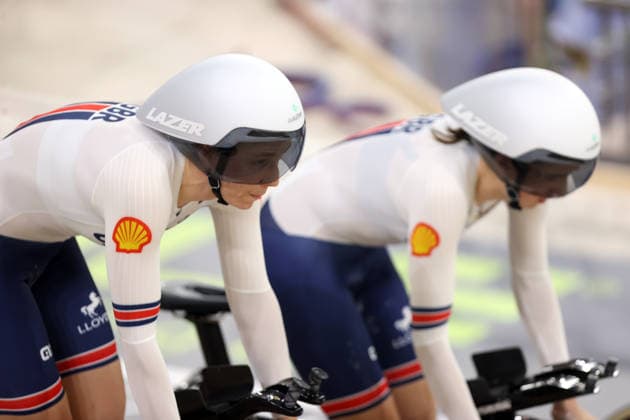 2026 UEC European Track cycling, Rad, Radsport, Bahnrad, Bahn Championships kick off in Konya KONYA, TURKIYE - FEBRUARY 1: Competitors race in the opening elimination events of the 2026 UEC European Track Cycling Championships, organized in cooperation with the Turkish Cycling Federation and the European Cycling Union (UEC), at the Konya Olympic Velodrome in Konya, Turkiye on February 1, 2026. Elimination races were held in both women s and men s categories during the morning session as the championship officially got underway. Serhat Cetinkaya Anadolu Konya Turkey. Editorial use only. Please get in touch for any other usage.  Copyright: x2026xAnadoluxSerhatxCetinkayax