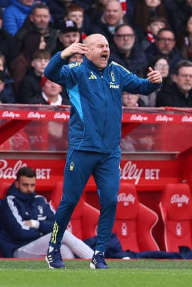Nottingham Forest v Crystal Palace, Premier League Nottingham Forest manager Sean Dyche during the Nottingham Forest v Crystal Palace Premier League match at the City Ground, West Bridgford, England on 1 February 2026 Credit: Ryan Crockett Every Second Media Editorial use only. All images are copyright Every Second Media Limited. No images may be reproduced without prior permission. All rights reserved. Premier League and Football League images are subject to licensing agreements with Football DataCo Limited. see https: www.football-dataco.com Copyright: xIMAGO EveryxSecondxMediax ESM-1783-0058 RyanxCrockettx xEveryxSecondxMediax