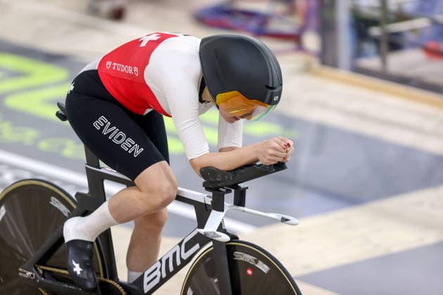 2026 UEC European Track cycling, Rad, Radsport, Bahnrad, Bahn Championships kick off in Konya KONYA, TURKIYE - FEBRUARY 1: Competitors race in the opening elimination events of the 2026 UEC European Track Cycling Championships, organized in cooperation with the Turkish Cycling Federation and the European Cycling Union (UEC), at the Konya Olympic Velodrome in Konya, Turkiye on February 1, 2026. Elimination races were held in both women s and men s categories during the morning session as the championship officially got underway. Serhat Cetinkaya Anadolu Konya Turkey. Editorial use only. Please get in touch for any other usage.  Copyright: x2026xAnadoluxSerhatxCetinkayax