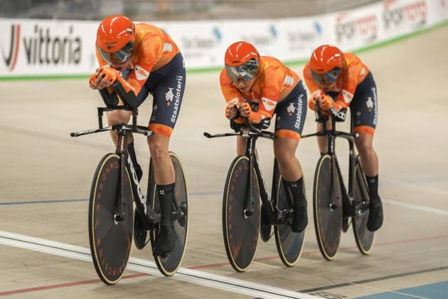 2026 UEC Track cycling, Rad, Radsport, Bahnrad, Bahn European Championships KONYA, TURKIYE - FEBRUARY 1: Athletes compete women s and men s team pursuit races during 2026 UEC Track Cycling European Championships, organized in collaboration between the Turkish Cycling Federation and the European Cycling Union (UEC), in Konya, Turkiye on February 1, 2026. Dilara Irem Sancar Anadolu Konya Turkey. Editorial use only. Please get in touch for any other usage.  Copyright: x2026xAnadoluxDilaraxIremxSancarx