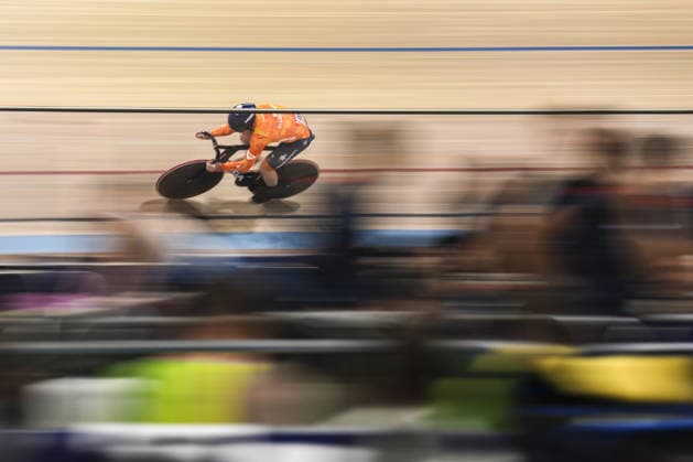 2026 UEC European Track cycling, Rad, Radsport, Bahnrad, Bahn Championships kick off in Konya KONYA, TURKIYE - FEBRUARY 1: Loris Leneman of Netherlands competes qualifying sprint for men during 2026 UEC Track Cycling European Championships, organized in collaboration between the Turkish Cycling Federation and the European Cycling Union (UEC), in Konya, Turkiye on February 1, 2026. Dilara Irem Sancar Anadolu Konya Turkey. Editorial use only. Please get in touch for any other usage.  Copyright: x2026xAnadoluxDilaraxIremxSancarx