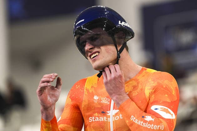 2026 UEC European Track cycling, Rad, Radsport, Bahnrad, Bahn Championships kick off in Konya KONYA, TURKIYE - FEBRUARY 1: Loris Leneman of Netherlands competes qualifying sprint for men during 2026 UEC Track Cycling European Championships, organized in collaboration between the Turkish Cycling Federation and the European Cycling Union (UEC), in Konya, Turkiye on February 1, 2026. Dilara Irem Sancar Anadolu Konya Turkey. Editorial use only. Please get in touch for any other usage.  Copyright: x2026xAnadoluxDilaraxIremxSancarx