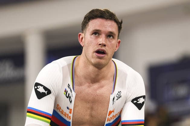 2026 UEC European Track cycling, Rad, Radsport, Bahnrad, Bahn Championships kick off in Konya KONYA, TURKIYE - FEBRUARY 1: Harrie Lavreysen of Netherlands competes qualifying sprint for men during 2026 UEC Track Cycling European Championships, organized in collaboration between the Turkish Cycling Federation and the European Cycling Union (UEC), in Konya, Turkiye on February 1, 2026. Dilara Irem Sancar Anadolu Konya Turkey. Editorial use only. Please get in touch for any other usage.  Copyright: x2026xAnadoluxDilaraxIremxSancarx