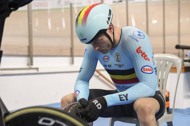 2026 UEC European Track cycling, Rad, Radsport, Bahnrad, Bahn Championships kick off in Konya KONYA, TURKIYE - FEBRUARY 1: Nik Schroter of Germany competes qualifying sprint for men during 2026 UEC Track Cycling European Championships, organized in collaboration between the Turkish Cycling Federation and the European Cycling Union (UEC), in Konya, Turkiye on February 1, 2026. Dilara Irem Sancar Anadolu Konya Turkey. Editorial use only. Please get in touch for any other usage.  Copyright: x2026xAnadoluxDilaraxIremxSancarx