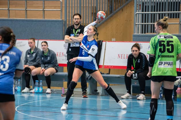 HSG Blomberg Lippe II vs TSV Nord Harrislee, Handball, 3 Liga Nord, Matchday 14, 1 2 2026, Season 2025 2026, Blomberg Leni Ringelkamp HSG Blomberg Lippe II, 08 at the match setup Blomberg Sporthalle an der Ulmenallee Germany