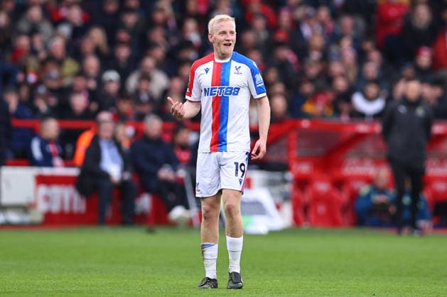 Nottingham Forest v Crystal Palace, Premier League Will Hughes of Crystal Palace during the Nottingham Forest v Crystal Palace Premier League match at the City Ground, West Bridgford, England on 1 February 2026 Credit: Ryan Crockett Every Second Media Editorial use only. All images are copyright Every Second Media Limited. No images may be reproduced without prior permission. All rights reserved. Premier League and Football League images are subject to licensing agreements with Football DataCo Limited. see https: www.football-dataco.com Copyright: xIMAGO EveryxSecondxMediax ESM-1783-0068 RyanxCrockettx xEveryxSecondxMediax