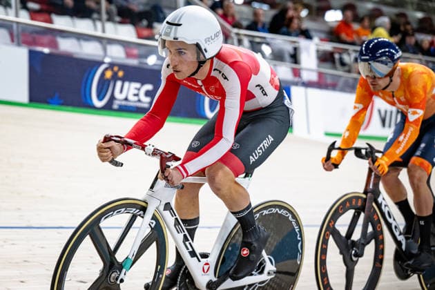 LÄSSER Franz Josef UEC Track Cycling European Championships Konya 2026 LÄSSER Franz Josef AUT Austria Landscape horizontal Landscape Event Event UEC Track Cycling European Championships 2026 Category Category Cycling Track Cycling European Championships Location Location Asia Turkey Konya Discipline Qualification for Elimination Race Category Elite Men Distance m Date Date 01 02 2026 Sunday Day 1