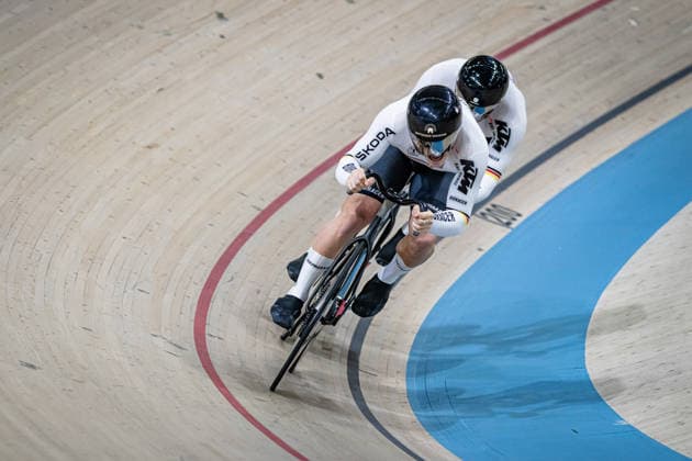 SPIEGEL Luca, DÖRNBACH Maximilian UEC Track Cycling European Championships Konya 2026 SPIEGEL Luca DÖRNBACH Maximilian GER Germany Landscape horizontal Landscape Event Event UEC Track Cycling European Championships 2026 Category Category Cycling Track Cycling European Championships Location Location Asia Turkey Konya Discipline Team Sprint Category Elite Men Distance m Date Date 01 02 2026 Sunday Day 1
