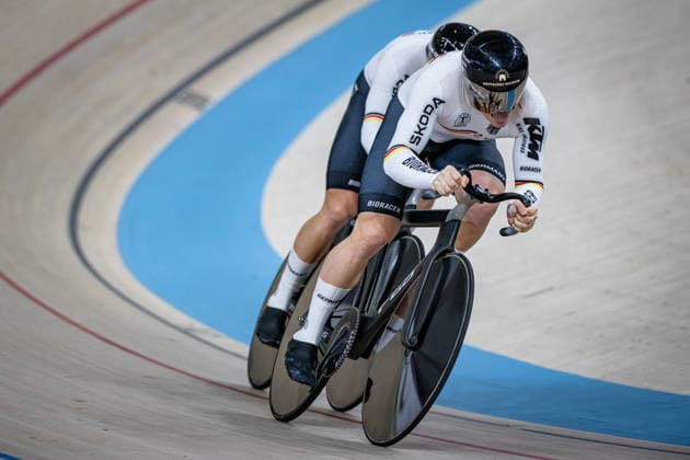 SPIEGEL Luca, DÖRNBACH Maximilian UEC Track Cycling European Championships Konya 2026 SPIEGEL Luca DÖRNBACH Maximilian GER Germany Landscape horizontal Landscape Event Event UEC Track Cycling European Championships 2026 Category Category Cycling Track Cycling European Championships Location Location Asia Turkey Konya Discipline Team Sprint Category Elite Men Distance m Date Date 01 02 2026 Sunday Day 1