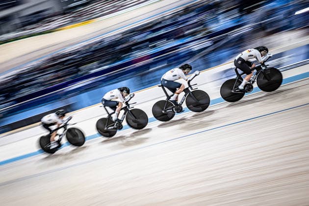UEC Track Cycling European Championships Konya 2026 Name NAT Team Landscape horizontal Landscape Event Event UEC Track Cycling European Championships 2026 Category Category Cycling Track Cycling European Championships Location Location Asia Turkey Konya Discipline Team Pursuit Category Elite Women Distance 4000 m Date Date 01 02 2026 Sunday Day 1