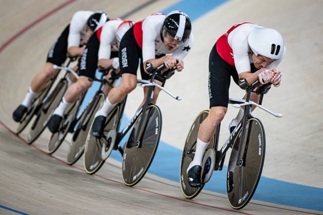 VOGEL Alex, TAPPEINER Pascal, POOT Mats, BOGLI Noah UEC Track Cycling European Championships Konya 2026 VOGEL Alex TAPPEINER Pascal POOT Mats BOGLI Noah SUI Switzerland Landscape horizontal Landscape Event Event UEC Track Cycling European Championships 2026 Category Category Cycling Track Cycling European Championships Location Location Asia Turkey Konya Discipline Team Pursuit Category Elite Men Distance 4000 m Date Date 01 02 2026 Sunday Day 1