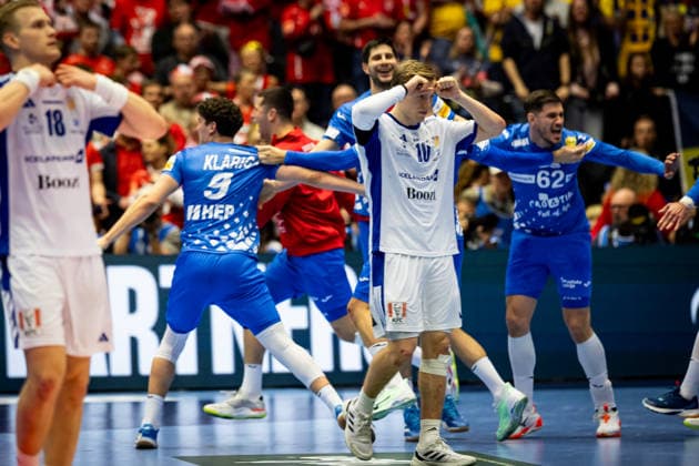 HERNING, DENMARK - FEBRUARY 1: after the game during the EHF EURO 2026 Placement match 3 4 between Iceland vs Croatia at Jyske Bank Boxen Arena on February 1, 2026 in Herning, Denmark. Midtjylland Denmark Copyright: xMarioxM.xKobergx