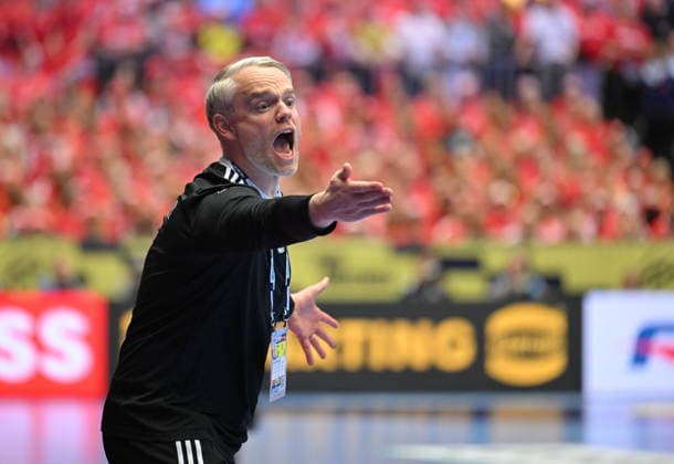 Herning, Denmark, 010226. Jyske Bank Boxen Hall. Third place match of the European Handball Championship, Iceland - Croatia. In the photo: Snorri Gudjonsson. Photo: Ante Cizmic CROPIX Hrvatska Copyright: xxAntexCizmicx island_hrvatska50-010226