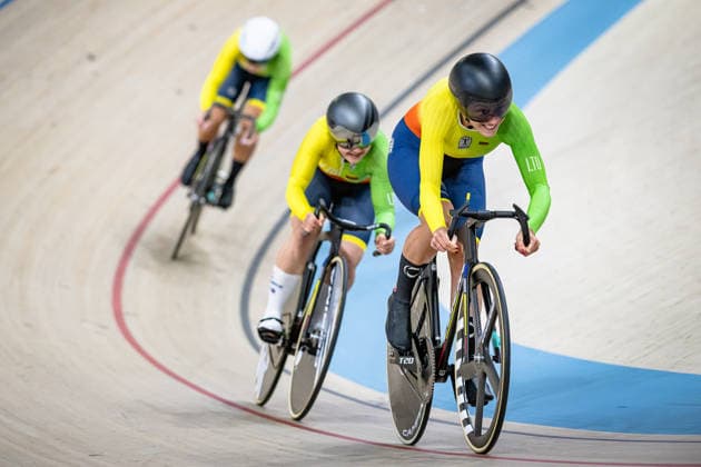 BALEIÅ YTE Olivija, VALIUKEVICIÅªTÄ- Lauryna, GEDRAITYTÄ- Akvile UEC Track Cycling European Championships Konya 2026 BALEIÅ YTE Olivija VALIUKEVICIÅªTÄ- Lauryna GEDRAITYTÄ- Akvile LTU Lithuania Landscape horizontal Landscape Event Event UEC Track Cycling European Championships 2026 Category Category Cycling Track Cycling European Championships Location Location Asia Turkey Konya Discipline Team Sprint Category Elite Women Distance m Date Date 01 02 2026 Sunday Day 1