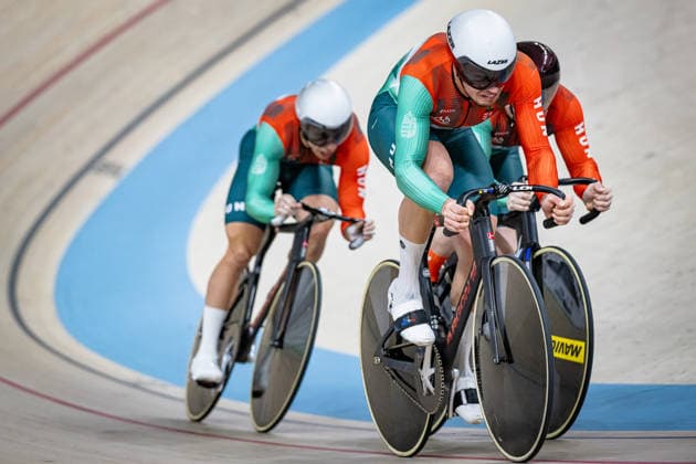 CSENGÅI Balint, LOVASSY Patrik Romeo, SZALONTAY Sandor UEC Track Cycling European Championships Konya 2026 CSENGÅI Balint LOVASSY Patrik Romeo SZALONTAY Sandor HUN Hungary Landscape horizontal Landscape Event Event UEC Track Cycling European Championships 2026 Category Category Cycling Track Cycling European Championships Location Location Asia Turkey Konya Discipline Team Sprint Category Elite Men Distance m Date Date 01 02 2026 Sunday Day 1
