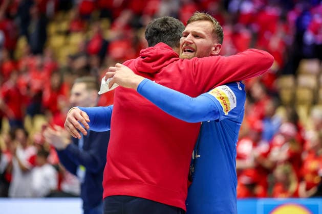 01 02 2026, Handball, Men s EHF EURO 2026, Iceland Croatia, Jyske Bank Boxen in Herning, Denmark, Placement Match 3 4 David Mandic Croatia 39 Denmark