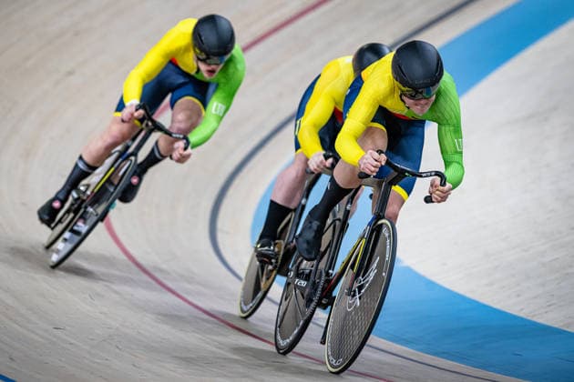 NARBUTAS Nedas, LENDEL Vasilijus, VADAPALAS Eimantas UEC Track Cycling European Championships Konya 2026 NARBUTAS Nedas LENDEL Vasilijus VADAPALAS Eimantas LTU Lithuania Landscape horizontal Landscape Event Event UEC Track Cycling European Championships 2026 Category Category Cycling Track Cycling European Championships Location Location Asia Turkey Konya Discipline Team Sprint Category Elite Men Distance m Date Date 01 02 2026 Sunday Day 1