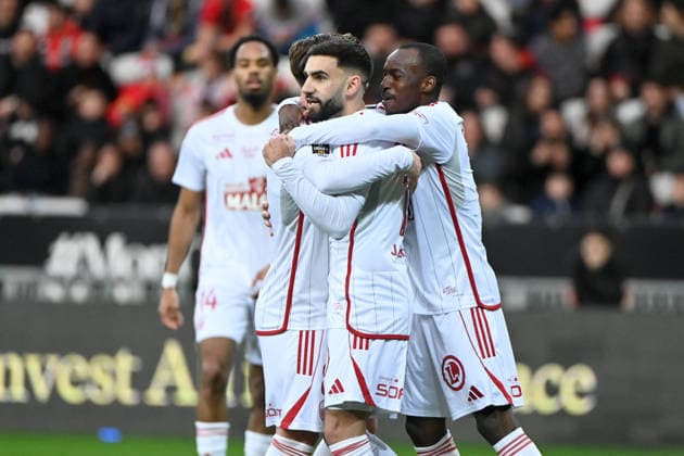 OGC Nice v Stade Brestois 29 - Ligue 1 McDonald s 2025 2026 23 Kamory DOUMBIA (sb29) - 10 Romain DEL CASTILLO (sb29) during the Ligue 1 McDonald s match between Nice and Brest at Allianz Riviera on February 1, 2026 in Nice, France. Nice France  Copyright: xFEPx 776348269