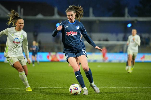 Soccer Google Pixel Women Bundesliga, Matchday 16, TSG Hoffenheim SV Werder Bremen on 01 02 2026 in Hoffenheim Dietmar Hopp Stadion , Germany, Season 2025 2026 DFB DFL REGULATIONS PROHIBIT ANY USE OF PHOTOGRAPHS as IMAGE SEQUENCES and or QUASI VIDEO In Focus Hahn, Chiara Marie 23,TSG Hoffenheim Dietmar Hopp Stadion Germany Copyright: xChristophxKinzingerx