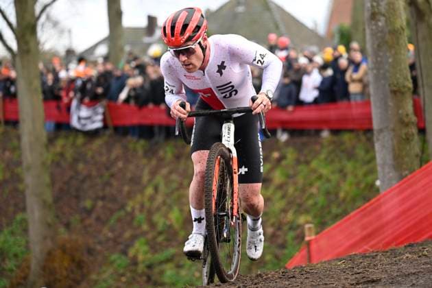 UCI World Championships 2026 Hulst HULST, THE NETHERLANDS - FEBRUARY 01 : Kuhn Kevin (Sui) in action during the 2026 UCI Cyclo-Cross World Championships for Men Elite on February 01, 2026 in Hulst, The Netherlands, 01 02 2026 Hulst The Netherlands  Copyright: xNicoxVereeckenx