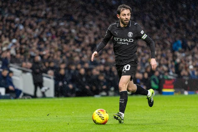Tottenham Hotspur v Manchester City, Premier League Manchester City midfielder Bernardo Silva (20) during the Premier League match between Tottenham Hotspur and Manchester City at Tottenham Hotspur Stadium, London, UK on 1 February 2026. London Tottenham Hotspur Stadium London UK Editorial use only DataCo restrictions apply See www.football-dataco.com , Copyright: xToyinxOshodix PSI-23665-0014
