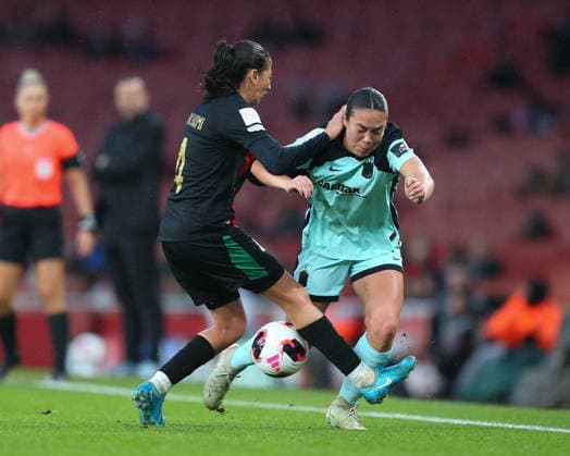 London, England, February 01 2026: Andrea Kitahata (24 Gotham FC) during the FIFA Womens Champions Cup 2026 3rd Place Play-off game between ASFAR and Gotham FC at Emirates Stadium in London, England. (Photo by Jay Patel Sports Press Photo SPP) Copyright: xJayxPatel SportsxPressxPhoto SPPx Sportspressphoto_SPR87664