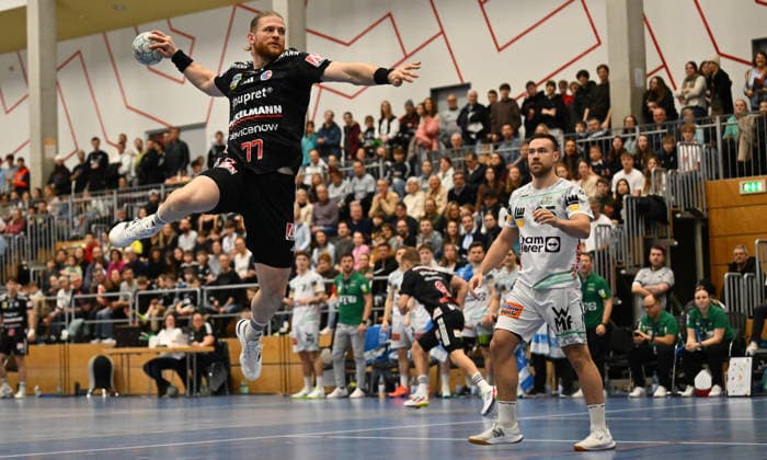 01 02 2026 Handball season 2025 2026 Test match friendly HC Erlangen HCE Frisch Auf Göppingen xwoxzix Maciej Gebala 77, HC Erlangen HCE