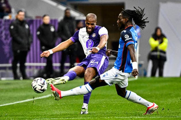 FOOTBALL : Toulouse vs Auxerre - 20eme Journee de Ligue1 McDonald S - Toulouse - 01 02 2026 Dijibril Sidibe (tfc) Toulouse  Copyright: xThierryxBretonx