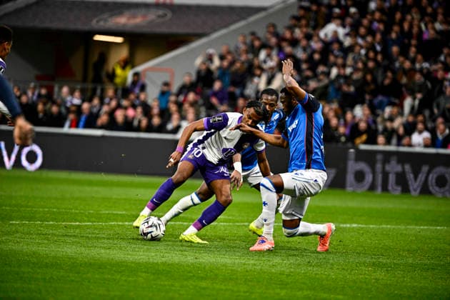 FOOTBALL : Toulouse vs Auxerre - 20eme Journee de Ligue1 McDonald S - Toulouse - 01 02 2026 Yann Gboho (tfc) Toulouse  Copyright: xThierryxBretonx