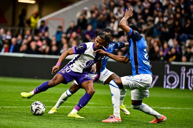 FOOTBALL : Toulouse vs Auxerre - 20eme Journee de Ligue1 McDonald S - Toulouse - 01 02 2026 Yann Gboho (tfc) Toulouse  Copyright: xThierryxBretonx