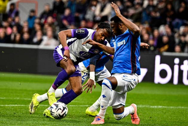 FOOTBALL : Toulouse vs Auxerre - 20eme Journee de Ligue1 McDonald S - Toulouse - 01 02 2026 Yann Gboho (tfc) Toulouse  Copyright: xThierryxBretonx