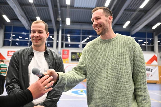 01 02 2026 Handball season 2025 2026 Test match friendly HC Erlangen HCE Frisch Auf Göppingen xwoxzix Jonas Link Nicolai Link