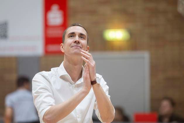 Head coach Jesper Sundberg TK Hannover satisfied after the away win GiroLive Panthers Osnabrück 57 71 TK Hannover Luchse 1 DBBL 17 Matchday GiroLive Panthers Osnabrück vs TK Hannover Luchse