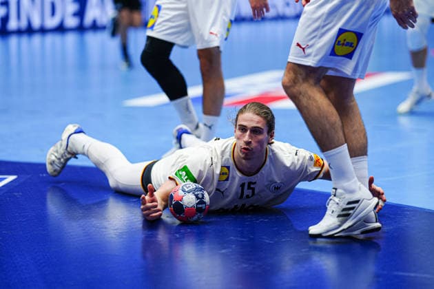 Juri Knorr Germany, 15 DEN, Denmark vs Germany, Handball, EHF European Championship 2026, Final, 01 02 2026 DEN, Denmark vs Germany, Handball, EHF European Championship 2026, Final, 01 02 2026 Herning Copyright: xEibner-Pressefoto MarcelxvonxFehrnx EP_MFN