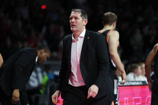 Ty Harrelson ratiopharm Ulm, Head Coach , GER, FC Bayern Basketball vs ratiopharm Ulm, Basketball, easycredit Basketball Bundesliga, Matchday 18, Season 2025 2026, 01 02 2026, GER, FC Bayern Basketball vs ratiopharm Ulm, Basketball, easycredit Basketball Bundesliga, Matchday 18, Season 2025 2026, 01 02 2026 Muenchen Copyright: xEibner-Pressefoto JennixMaulx EP_JML