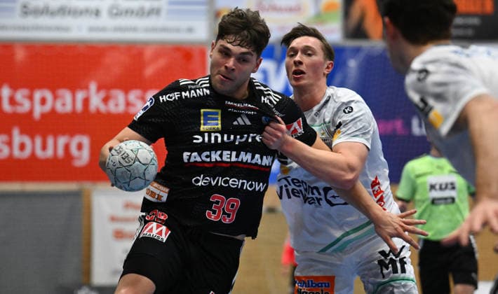 01 02 2026 Handball season 2025 2026 Test match friendly HC Erlangen HCE Frisch Auf Göppingen xwoxzix Tobias Buck 39, HC Erlangen HCE Ole Pregler 23, Frisch Auf Göppingen